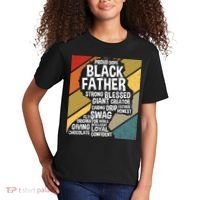 Black Dad Black Fathers Black History Dope Black Father Kids T-Shirt thumb 2