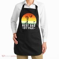 Best Dad By Par Golf T Apron thumb 2