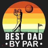 Best Dad By Par Golf T Beanie thumb 2