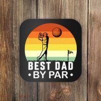 Best Dad By Par Golf T Coaster thumb 0