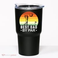 Best Dad By Par Golf T Tumbler thumb 0