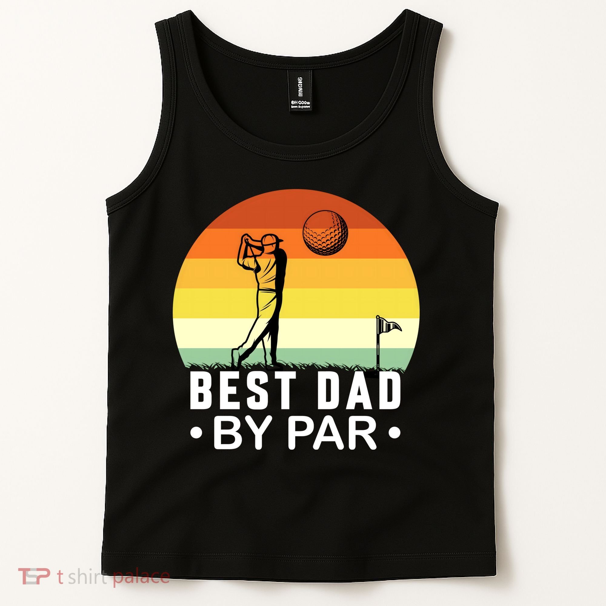 Best Dad By Par Golf T Tank Top
