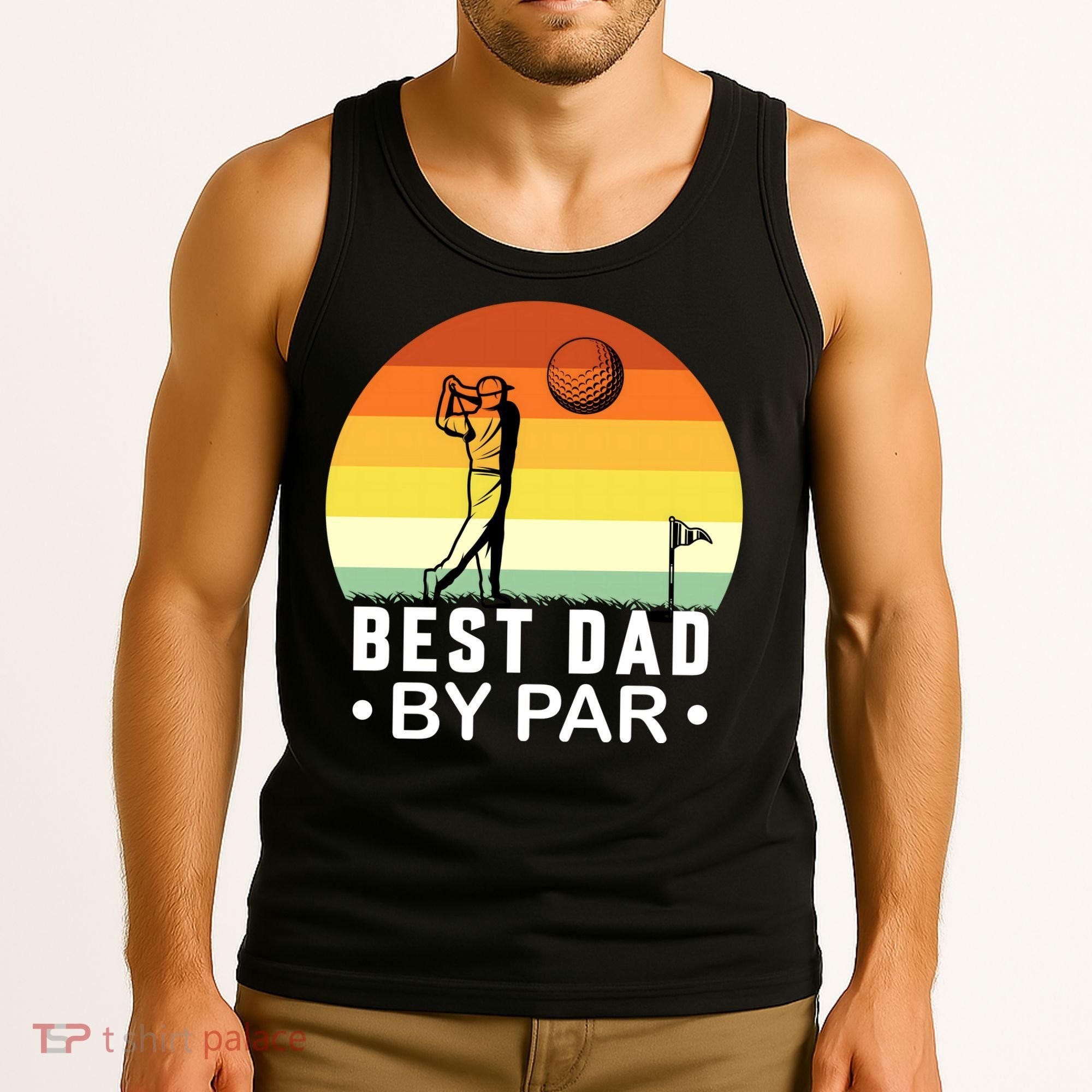 Best Dad By Par Golf T Tank Top