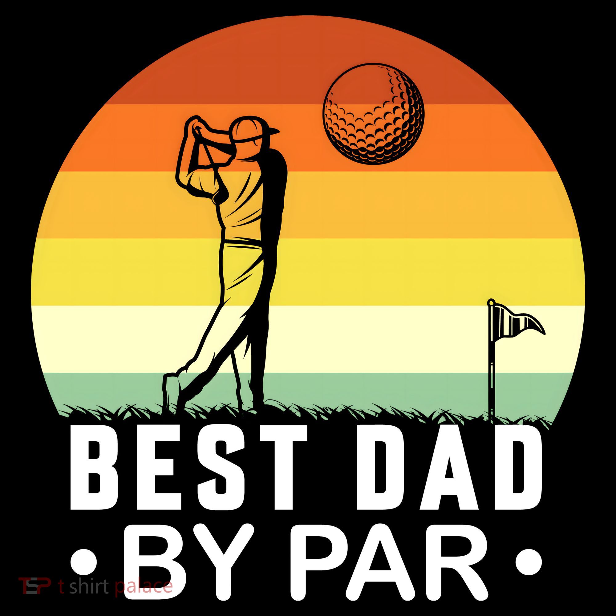 Best Dad By Par Golf T Tank Top