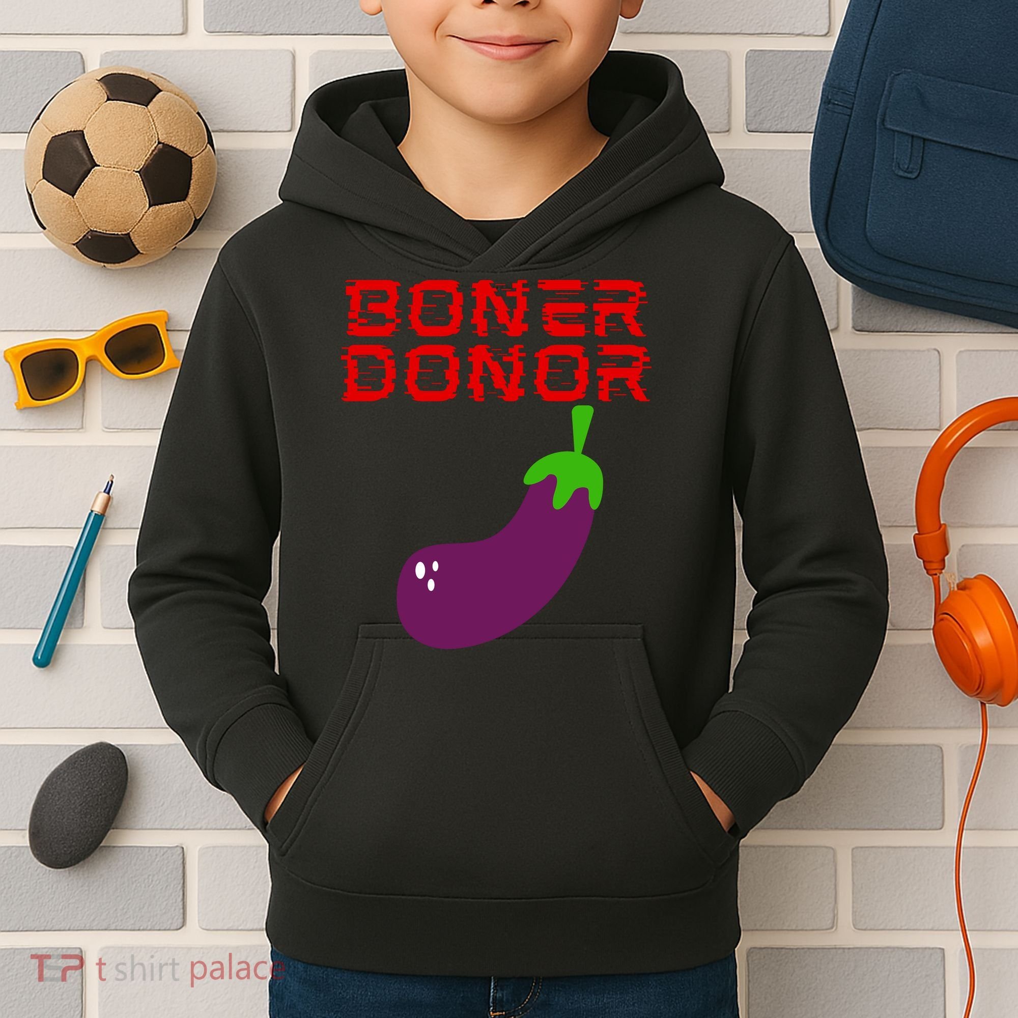 Boner Doner Kids Hoodie