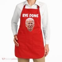 Bye Done Bye Bye Joe Biden Drops Out Of 2024 Election Apron thumb 2