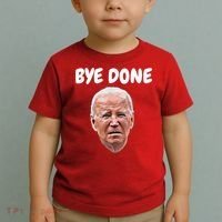 Bye Done Bye Bye Joe Biden Drops Out Of 2024 Election Toddler T-Shirt thumb 2