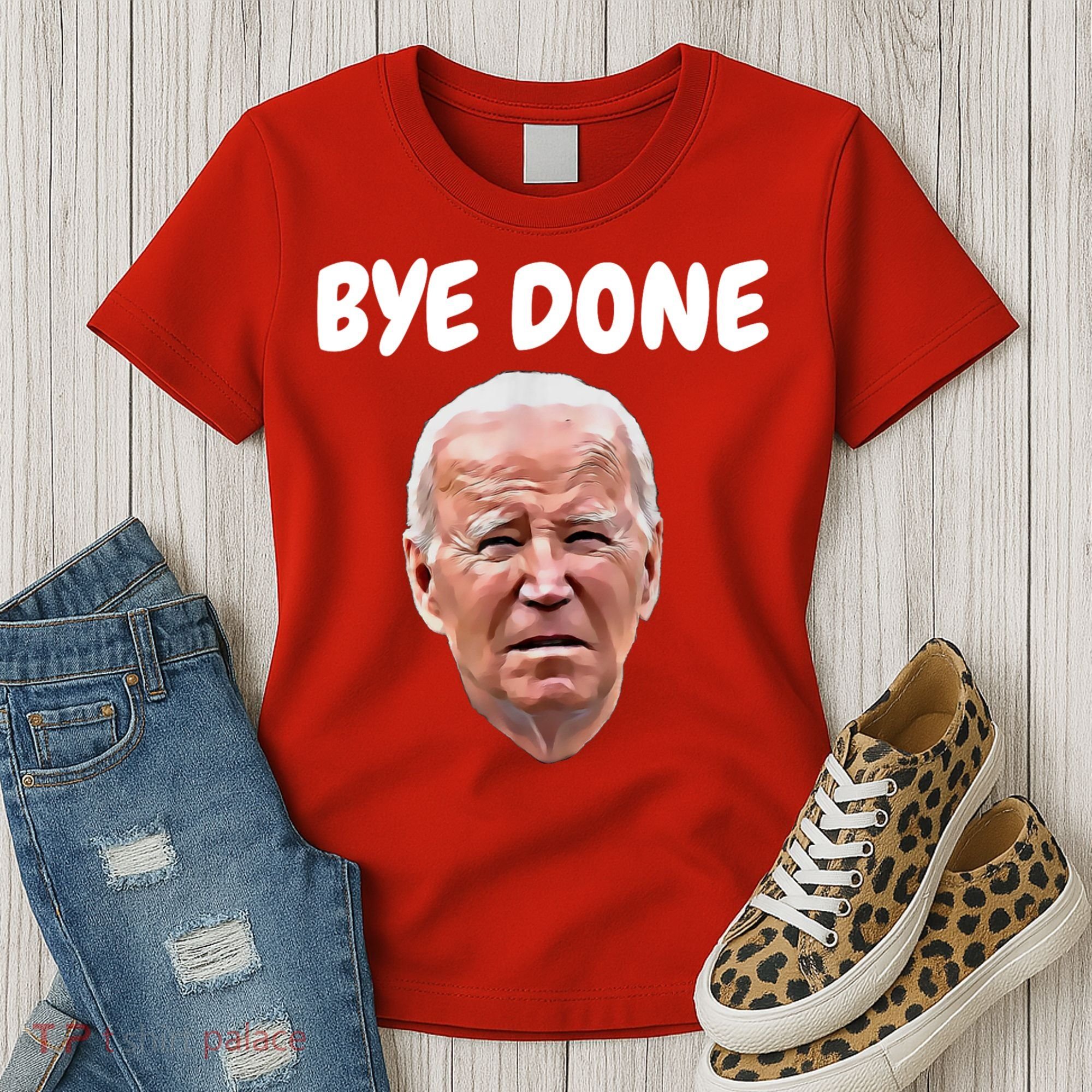 Bye Done Bye Bye Joe Biden Drops Out Of 2024 Election Women's T-Shirt
