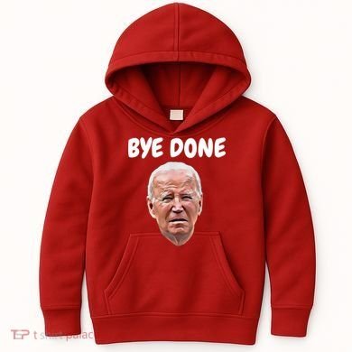 Bye Done Bye Bye Joe Biden Drops Out Of 2024 Election Kids Hoodie