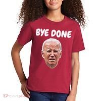 Bye Done Bye Bye Joe Biden Drops Out Of 2024 Election Kids T-Shirt thumb 2