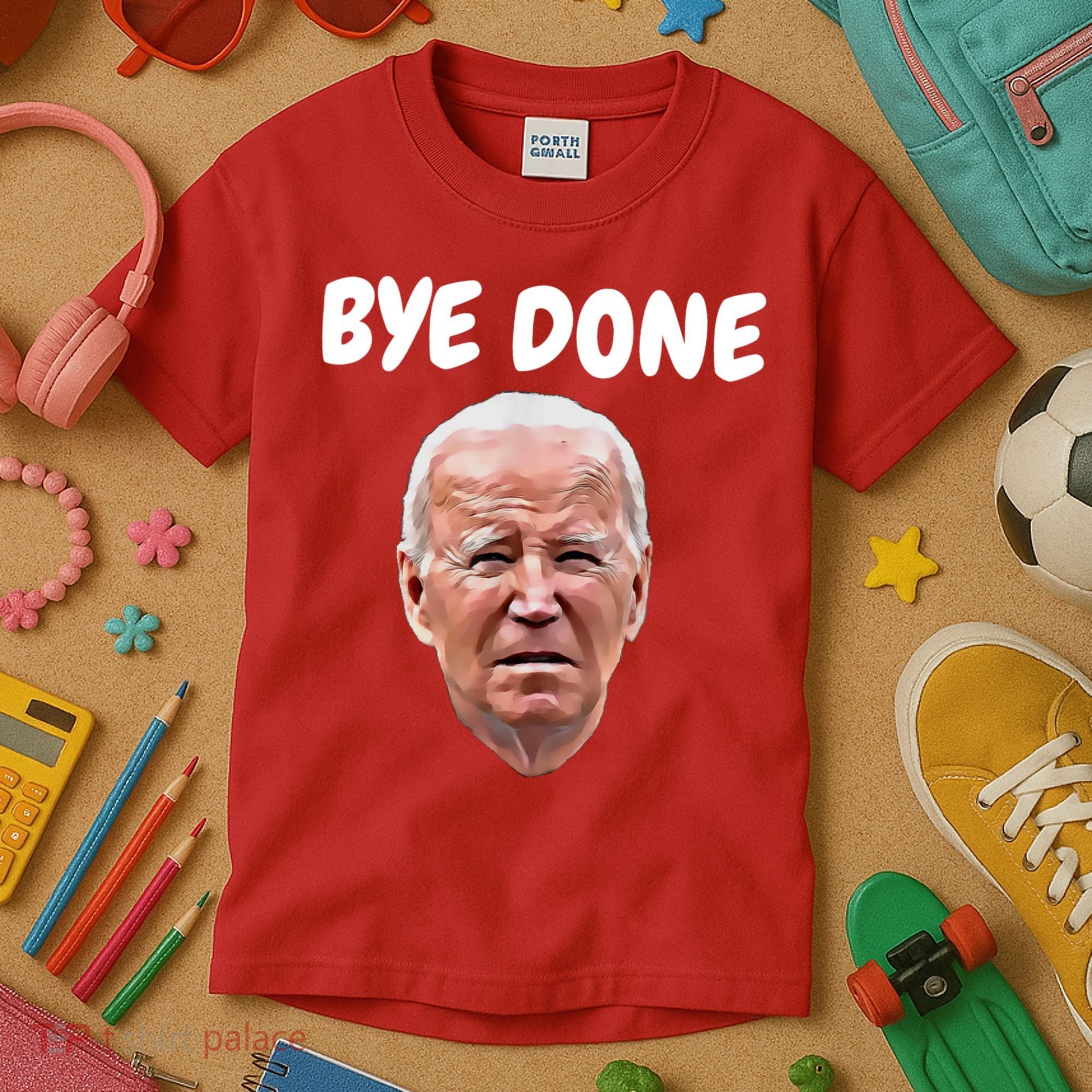 Bye Done Bye Bye Joe Biden Drops Out Of 2024 Election Kids T-Shirt