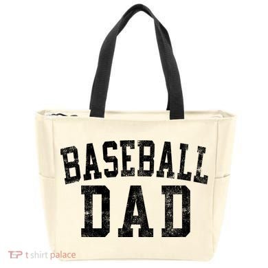 Baseball Dad Birthday Classic Bold Font Baseball Daddy Tote Bag