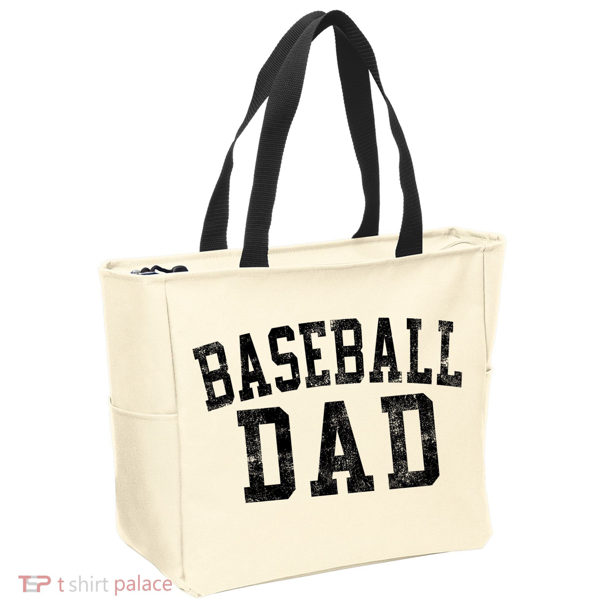 Baseball Dad Birthday Classic Bold Font Baseball Daddy Tote Bag