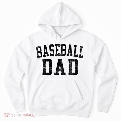 Baseball Dad Birthday Classic Bold Font Baseball Daddy Hoodie