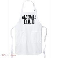 Baseball Dad Birthday Classic Bold Font Baseball Daddy Apron thumb 0