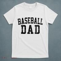 Baseball Dad Birthday Classic Bold Font Baseball Daddy T-Shirt thumb 5