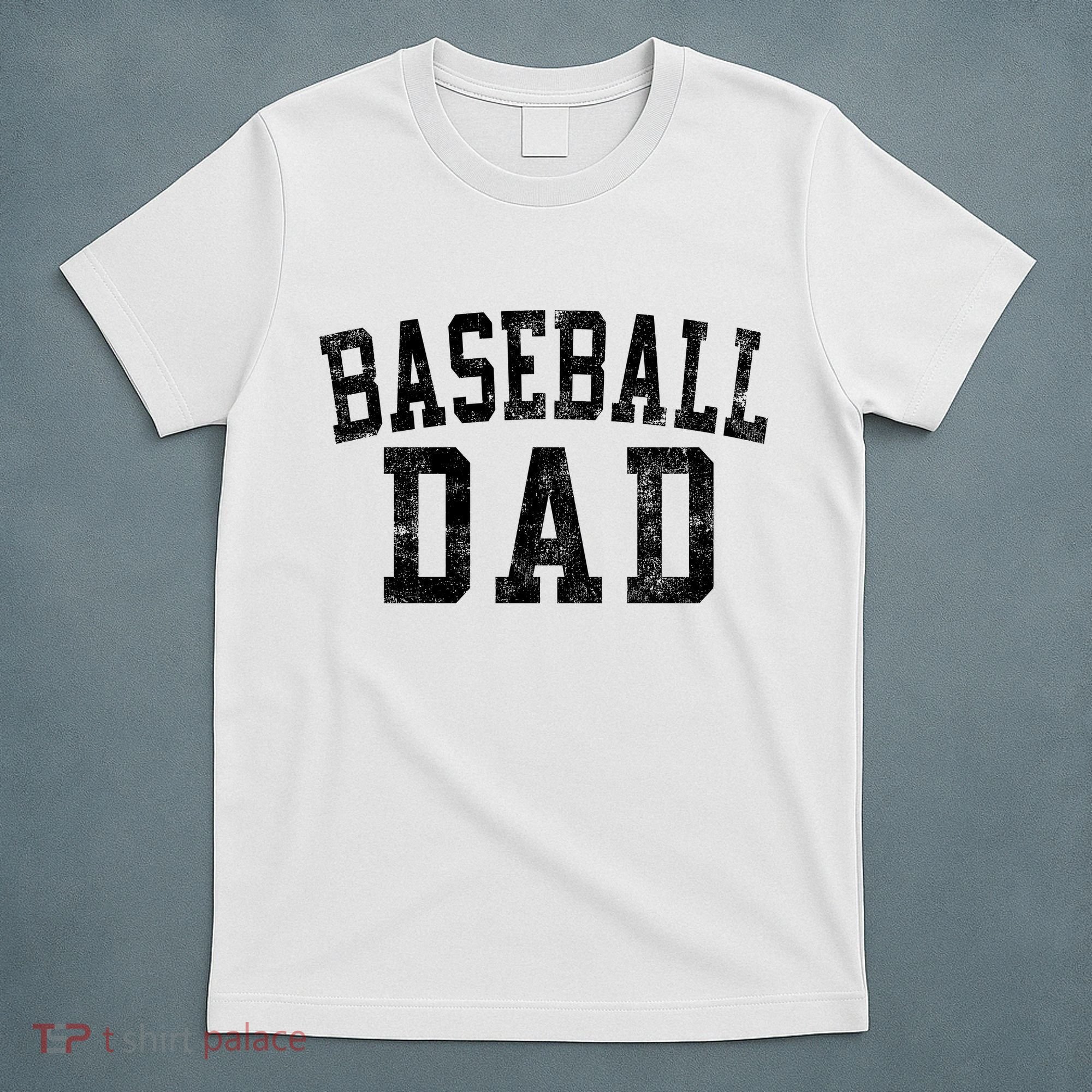 Baseball Dad Birthday Classic Bold Font Baseball Daddy T-Shirt
