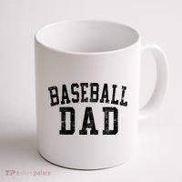 Baseball Dad Birthday Classic Bold Font Baseball Daddy Coffee Mug thumb 1