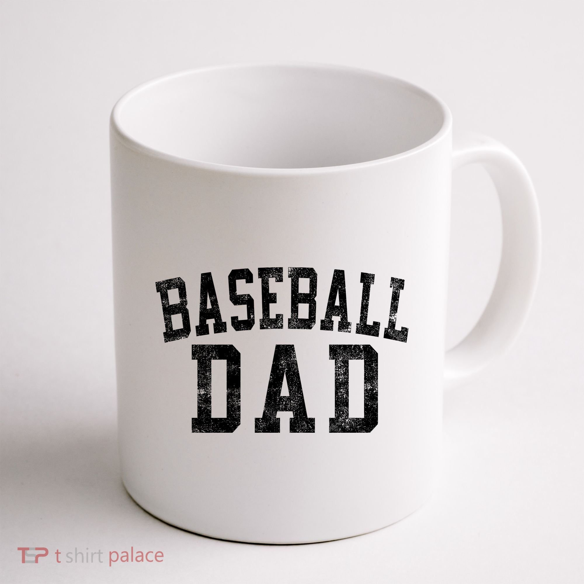Baseball Dad Birthday Classic Bold Font Baseball Daddy Coffee Mug