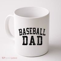 Baseball Dad Birthday Classic Bold Font Baseball Daddy Coffee Mug thumb 0