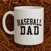 Baseball Dad Birthday Classic Bold Font Baseball Daddy Coffee Mug thumb 2