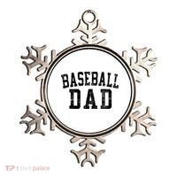 Baseball Dad Birthday Classic Bold Font Baseball Daddy Ornament thumb 0