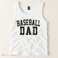 Baseball Dad Birthday Classic Bold Font Baseball Daddy Tank Top thumb 2