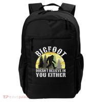 Bigfoot Doesn't Believe In You Either Distressed Backpack thumb 0