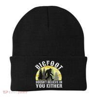 Bigfoot Doesn't Believe In You Either Distressed Beanie thumb 0