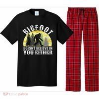 Bigfoot Doesn't Believe In You Either Distressed Pajama Set thumb 0
