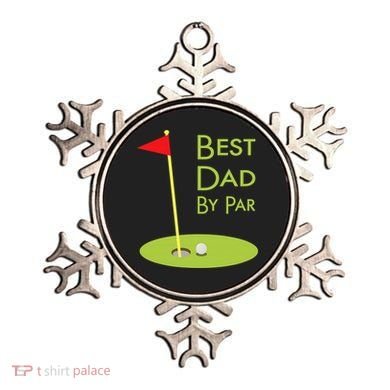 Best Dad By Par Golf Themed Design For Golfing Dad Golfer Ornament