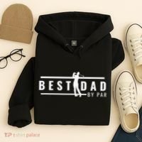 Best Dad By Par Daddy Gifts Golf Lover Golfer Father's Day Hoodie thumb 4