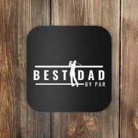 Best Dad By Par Daddy Gifts Golf Lover Golfer Father's Day Coaster thumb 0