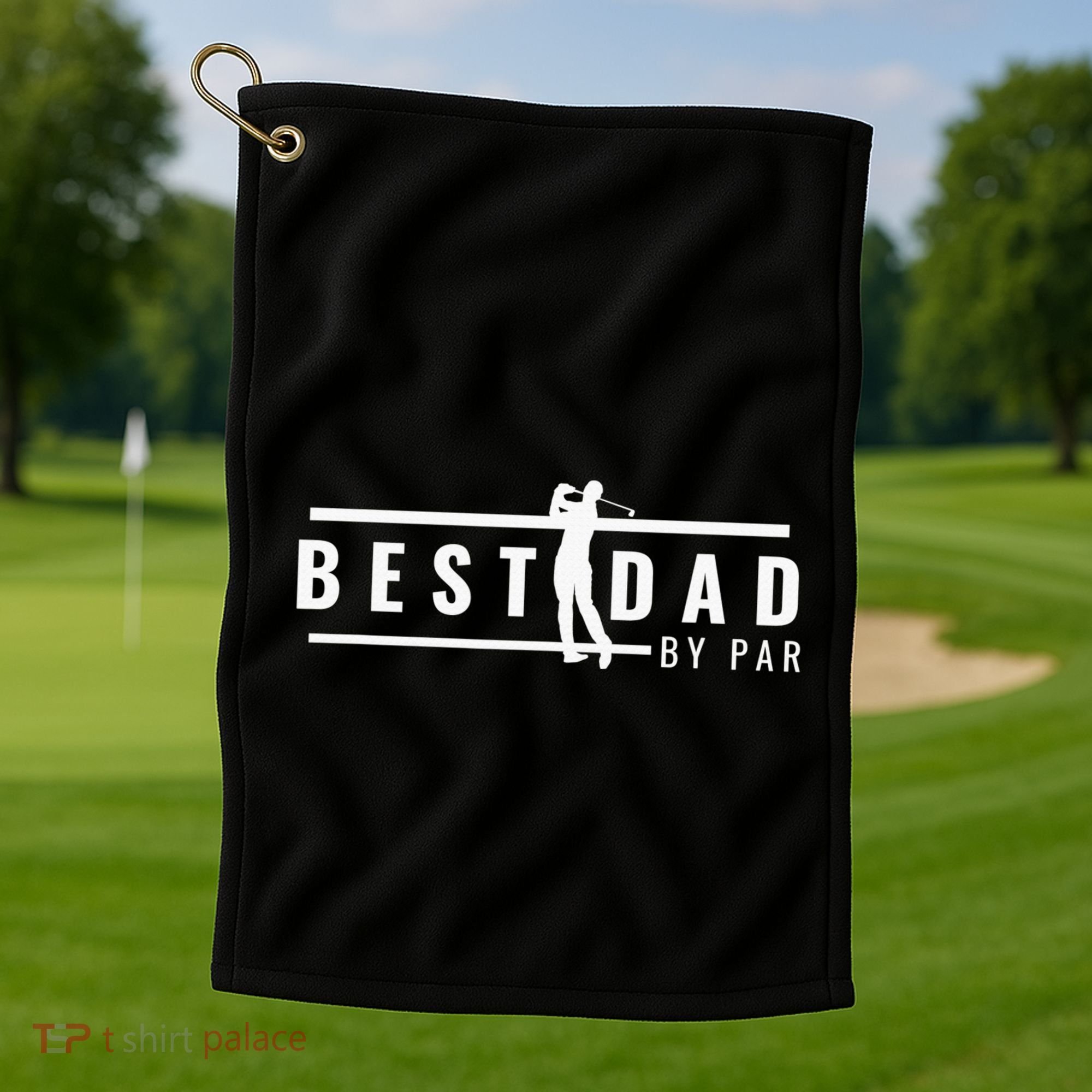 Best Dad By Par Daddy Gifts Golf Lover Golfer Father's Day Golf Towel