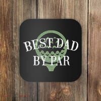Best Dad By Par Father's Day Golf Lover Gift Papa Golfer Coaster thumb 0