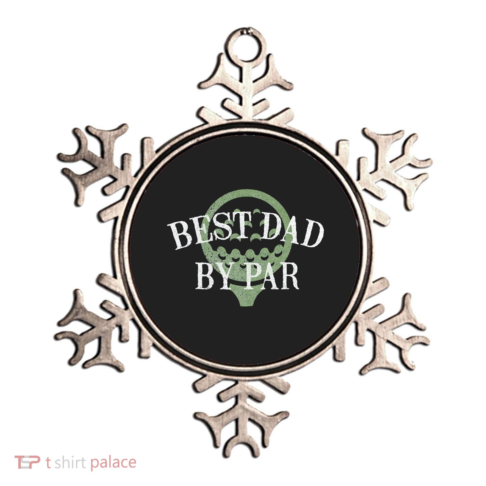 Best Dad By Par Father's Day Golf Lover Gift Papa Golfer Ornament