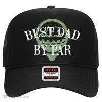 Best Dad By Par Father's Day Golf Lover Gift Papa Golfer Hat thumb 0