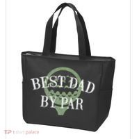 Best Dad By Par Father's Day Golf Lover Gift Papa Golfer Tote Bag thumb 3