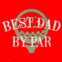 Best Dad By Par Father's Day Golf Lover Gift Papa Golfer Santa Hat thumb 1