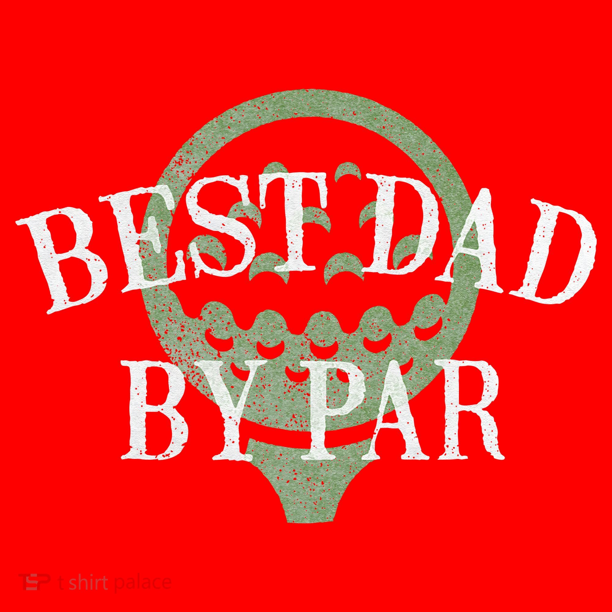 Best Dad By Par Father's Day Golf Lover Gift Papa Golfer Santa Hat