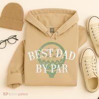 Best Dad By Par Father's Day Golf Lover Gift Papa Golfer Hoodie thumb 4