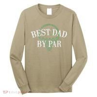 Best Dad By Par Father's Day Golf Lover Gift Papa Golfer Long Sleeve Shirt thumb 0
