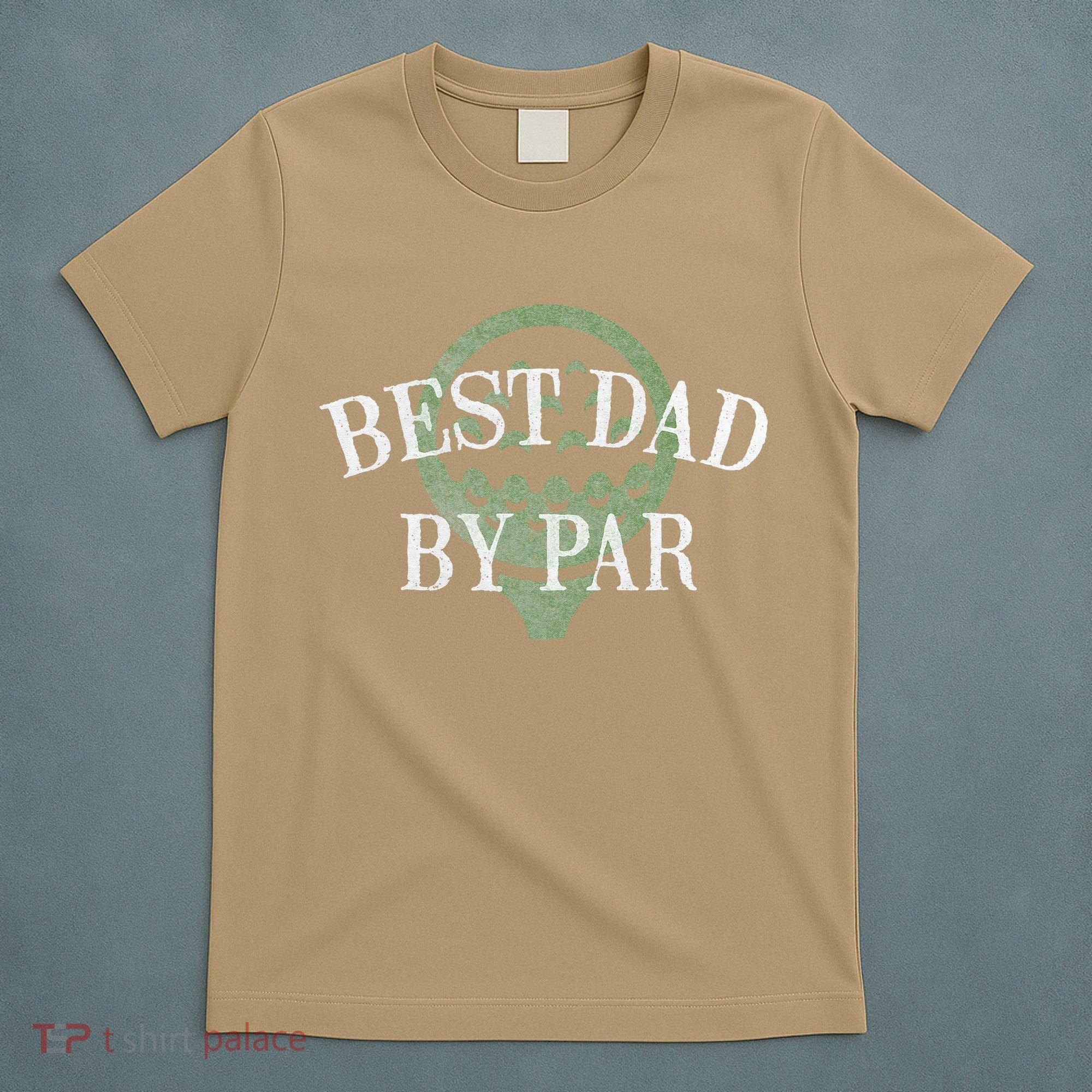 Best Dad By Par Father's Day Golf Lover Gift Papa Golfer T-Shirt