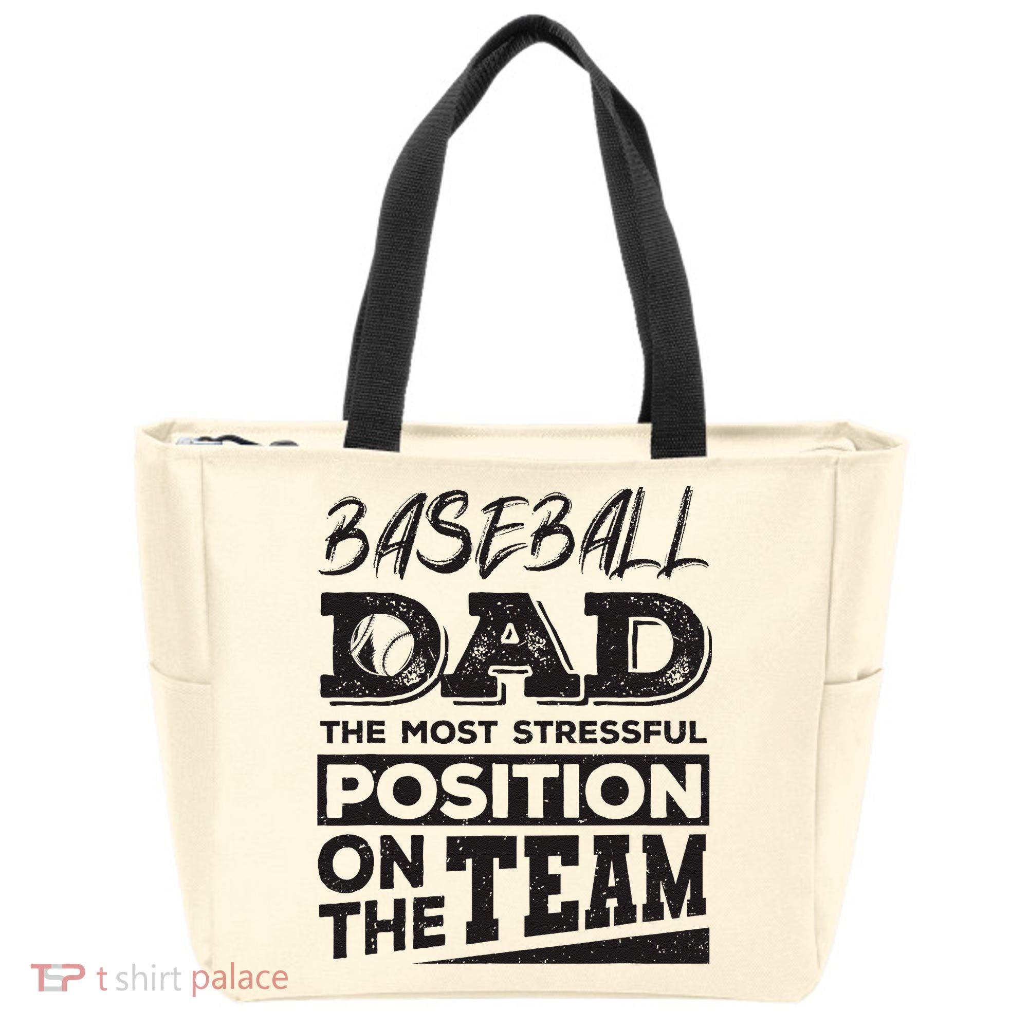 Baseball Dad Baseball Lover Tote Bag