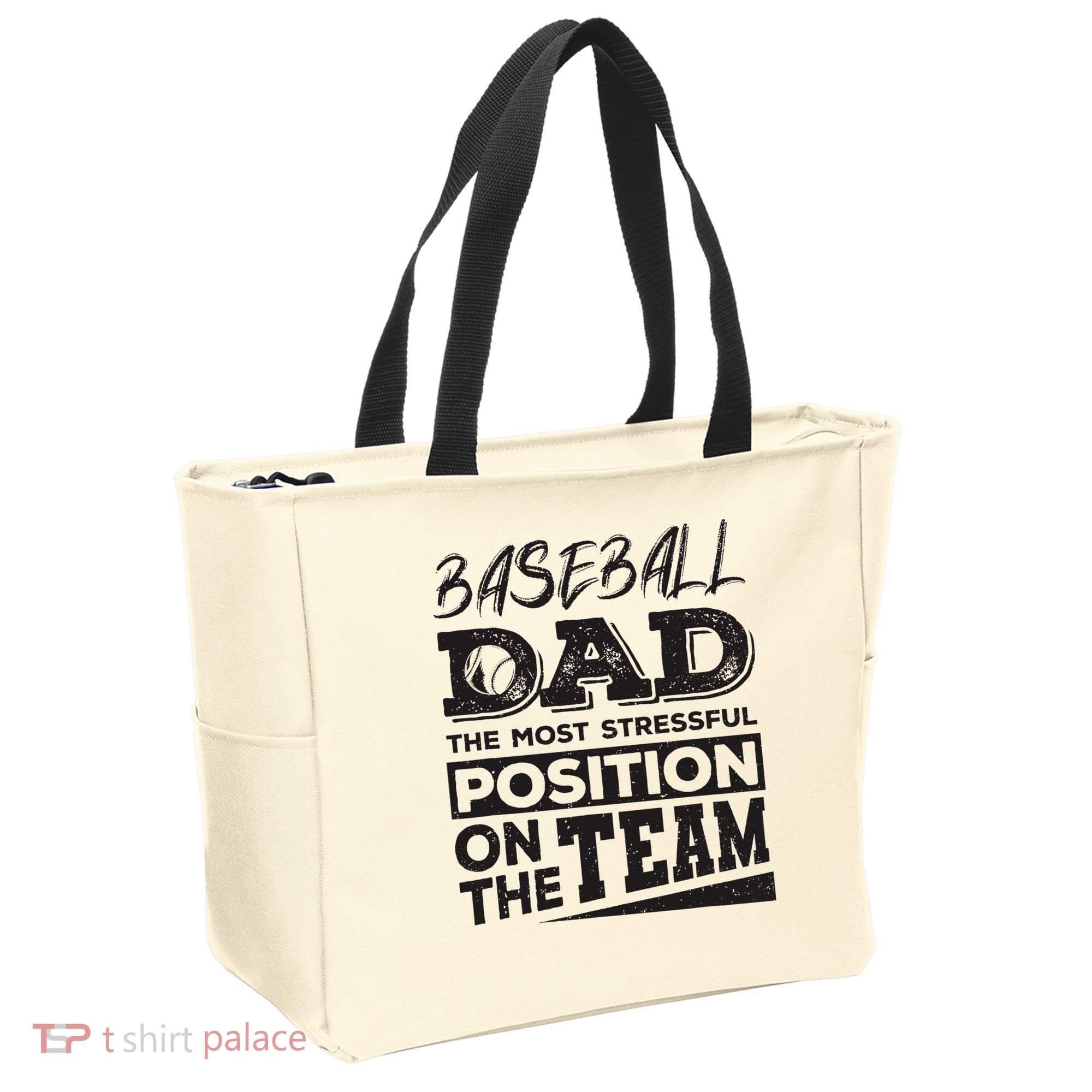 Baseball Dad Baseball Lover Tote Bag