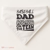 Baseball Dad Baseball Lover USA-Made Doggie Bandana thumb 0