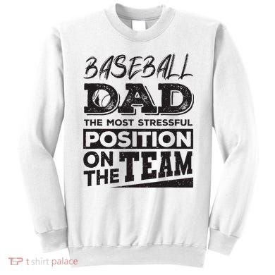 Baseball Dad Baseball Lover Sweatshirt