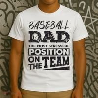 Baseball Dad Baseball Lover T-Shirt thumb 3