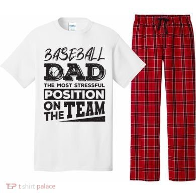 Baseball Dad Baseball Lover Pajama Set
