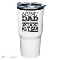 Baseball Dad Baseball Lover Tumbler thumb 0